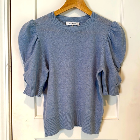 Frankie Crew Chambray Heather Frame sweater - Picture 1 of 6